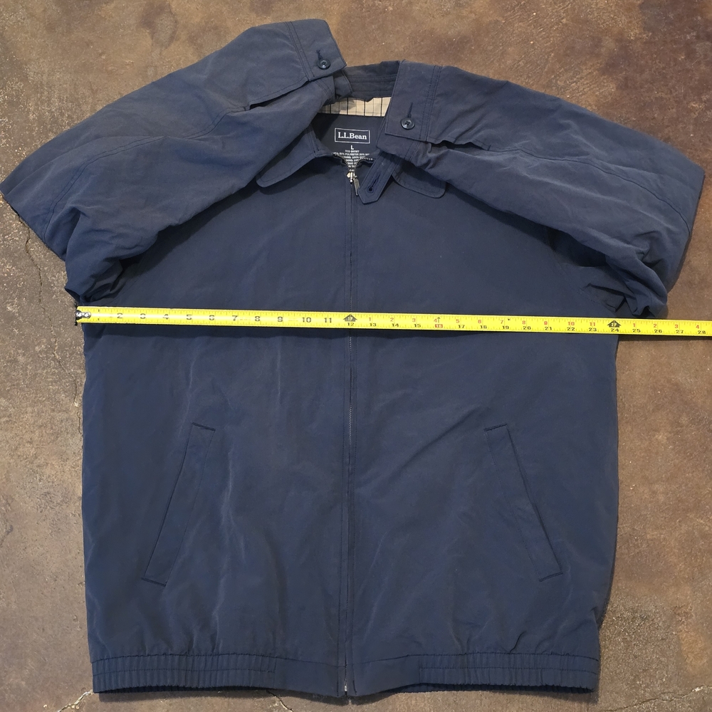 L.L. Bean Men’s Springweight Jacket Navy Blue Size L - Picture 7 of 8